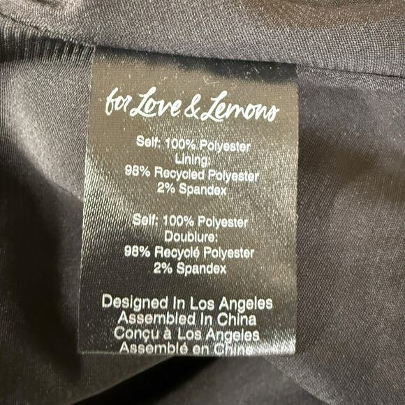 For Love And Lemons Black and White Mini Dress - Picture 7 of 10